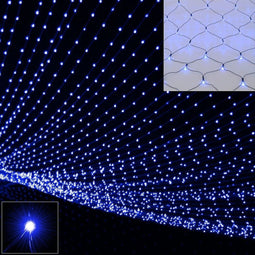 Lichtgordijn - 200x150cm 160 Leds - Binnen & Buiten Blauw