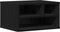 vidaXL - Printerstandaard - Zwart - Eiken - 40x32x22,5 - cm - Geengineerd - Hout
