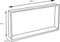 Plieger Inbox Inbouwnis - RVS - Waterproof - Matzwart - 60 x 30 x 7.5 cm