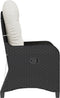 vidaXL - Ligbed - met - Kussen - Zwart - Poly - Rattan