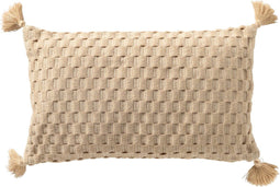Dutch Decor DAIMY - Sierkussen 30x50 cm - Pumice Stone - beige - Inclusief binnenkussen