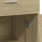 vidaXL - Dressoir - 60x30x84 - cm - bewerkt - hout - sonoma - eikenkleurig