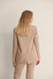 na-kd Basic Oversize Blazer - Oversized pasvorm - Donker Beige