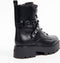 Guess Vaida - Veterboots - Leer - Zwart - Maat 40