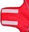 vidaXL - Hondenregenjas - met - reflecterende - strips - polyester - rood - XXS