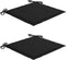 vidaXL - Tuinstoelkussens - 2 - st - 50x50x4 - cm - oxford - stof - zwart