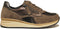 Gabor Dames Sneakers - Rits en vetersluiting - Bruin