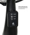 AirKing AKSF-40BK - Statiefventilator - Extra stille 5 snelheidsstanden met afstandsbediening en timerfunctie - Zwart