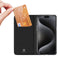 Dux Ducis - Geschikt voor iPhone 15 Pro Max - Slim bookcase hoesje - Zwart