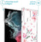iMoshion Hoesje Geschikt voor Samsung Galaxy S23 Ultra Hoesje Met Koord - iMoshion Design Hoesje met Koord - Roze / Blossom Watercolor