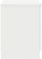 vidaXL - Nachtkastje - met - 2 - lades - 40x36x50 - cm - wit