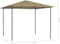 vidaXL - Prieel - 160 - g/m² - 3x3x2,6 - m - taupe
