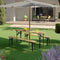 Juskys Biertafelset - 3-delig - 170 cm - Houtkleur