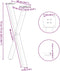 vidaXL - Eettafelpoten - 2 - st - X-vormig - 50x(72-73) - cm - staal - zwart