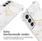 iMoshion Hoesje Geschikt voor Samsung Galaxy S22 Hoesje Met Koord - iMoshion Design Hoesje met Koord - Wit / White Marble