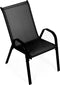 Tuinstoelen - zwart - 90.5 x 72 x 55 cm - weerbestendig