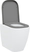 vidaXL - Toiletdeksel - met - Snelle - Montage - en - Soft - Close - in - Duroplast - Grijs