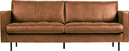 BePureHome Rodeo Bank 2-Zits - Recycle Leer - Cognac - 83x230x88