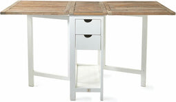 Riviera Maison Bartafel Inklapbaar - Wooster Street Bar Table - 50/180x80 cm - Wit
