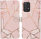 iMoshion Hoesje Geschikt voor Samsung Galaxy A72 Hoesje Met Pasjeshouder - iMoshion Design Softcase Bookcase - Meerkleurig / Pink Graphic