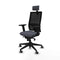 Piqueras y Crespo 2D066G2 - Bureaustoel - Hoofdsteun - Donker grijs