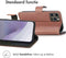 iMoshion Hoesje Geschikt voor iPhone 14 Pro Max Hoesje Met Pasjeshouder - iMoshion Luxe Bookcase - Bruin