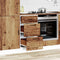 vidaXL - Keuken - onderkast - Porto - bewerkt - hout - oud - houtkleurig