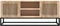 vidaXL - Tv-meubel - 105x30x45 - cm - bewerkt - hout - en - ijzer