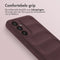 imoshion Hoesje - Geschikt voor Samsung Galaxy A34 (5G) - EasyGrip Backcover - Aubergine