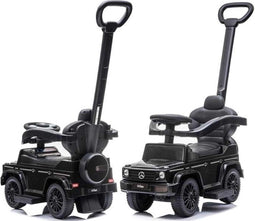 Loopauto - zwart - Mercedes Benz - veiligheidsbeugels - opbergruimte