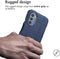 imoshion Hoesje Geschikt voor Motorola Moto G41 / Moto G31 Hoesje Siliconen - imoshion Rugged Shield Backcover - Blauw
