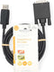 Nedis N CCGP37200BK20 - Kabel DisplayPort naar DVI-D 2 m - Zwart