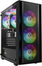 AURA GC2 ELITE WH A PC Behuizing Mid Tower Wit met Gehard Glas en 4x 120mm ARGB Fans