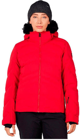 Rossignol Staci - Geïsoleerde Jas - Waterdicht ademend - Rood (S)