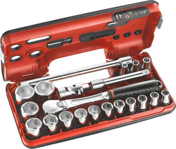 Facom SL.DBOX1PB Dopsleutelset Metrisch 1/2 (12.5 mm) 20-delig