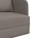 vidaXL - ligbedbank - 2-in-1 - taupe - 65x80x83 - cm - stof