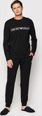 Emporio Armani Megalogo - Heren Pyjama - Katoen en elastaan - Zwart - Maat L
