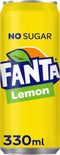 Frisdrank Fanta Lemon No Sugar blikje 0.33l - 24 stuks