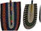Wanddecoratie DKD Home Decor 46 x 1 x 26 cm Multicolour Orientaals (4 Onderdelen)