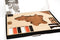MiMi Innovations® Exclusieve Houten Wereldkaart - Muurdecoratie - Wanddecoratie - Muursticker - 130x78 cm/51.2x30.8 inch - Sapele