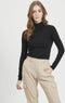 VILA VIBOLONIA - Rollneck top - Zachte brei kwaliteit - M