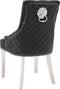 vidaXL - Eetkamerstoelen - 2 - st - fluweel - zwart
