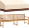 vidaXL - Tuinhoes - 3-zitsbank - 420D - 198x97x48/74 - cm - oxford - beige