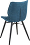 Set van 2 eetkamerstoelen LISLE Zeeblauw