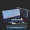 AK33 LED-achtergrondverlichting Anti-ghosting USB Bedraad mechanisch gamingtoetsenbord Zwarte schake