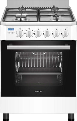 Wiggo WO-E609R(WX) - Gasfornuis - 4 kookzones - 60 cm - Rvs