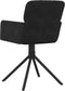 vidaXL - Eetkamerstoelen - draaibaar - 2 - st - fluweel - zwart