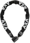 AXA Absolute 9 - Kettingslot ART 2 - Gehard staal 110 cm 9 mm Zwart