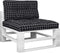 vidaXL - Palletkussens - 2 - st - stof - ruitpatroon - zwart