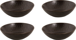Palmer Bord diep coupe Ruston 17 cm Bruin Stoneware 4 stuks